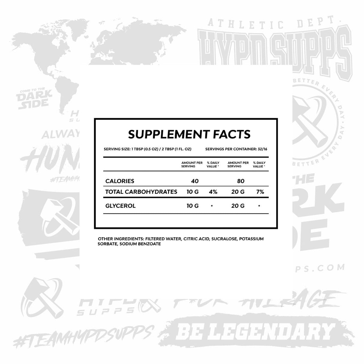 HYPD Supps Liquid Glycerol