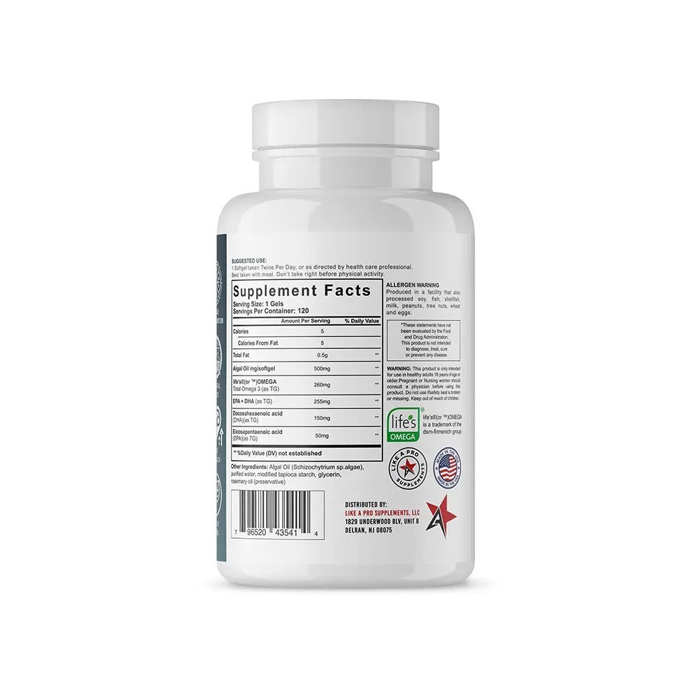 Like A Pro Algae Omega 3