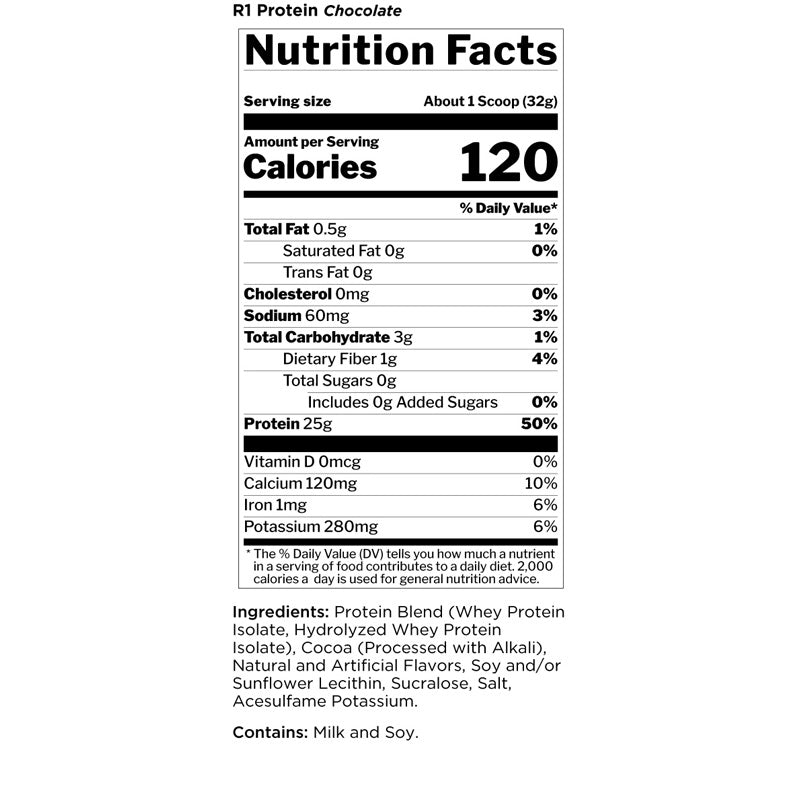Rule 1 R1 Whey Protein Isolate