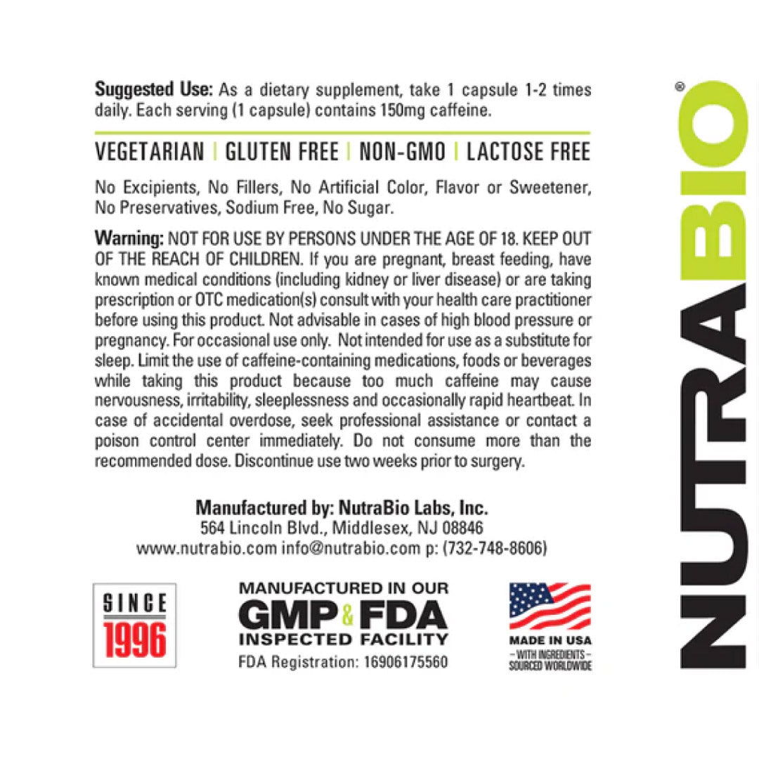 NutraBio CaffPlus