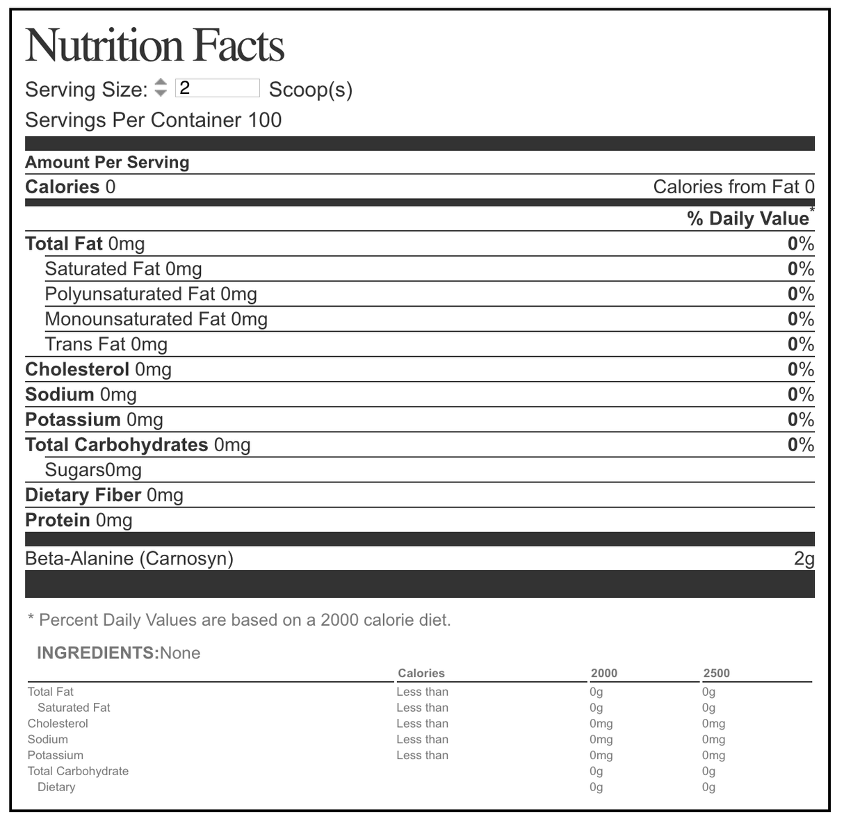Nutrition Cartel MTS Beta Alanine Peak Performance Enhancer MTS Nutrition