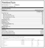 Nutrition Cartel MTS Fish Oil Omega-3 Fatty Acids MTS Nutrition