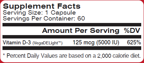 Nutrition Cartel MTS Nutrition Vitamin D3 5000 IU Vegan MTS Nutrition