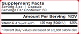 Nutrition Cartel MTS Nutrition Vitamin D3 5000 IU Vegan MTS Nutrition