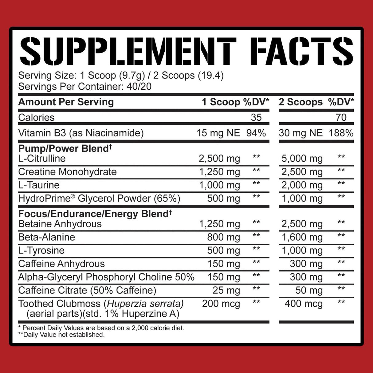 Kill It Pre Workout