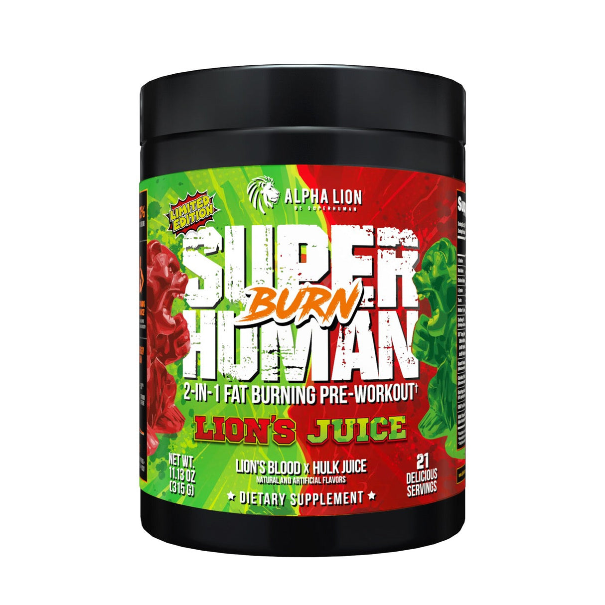 SuperHuman Burn Pre Workout