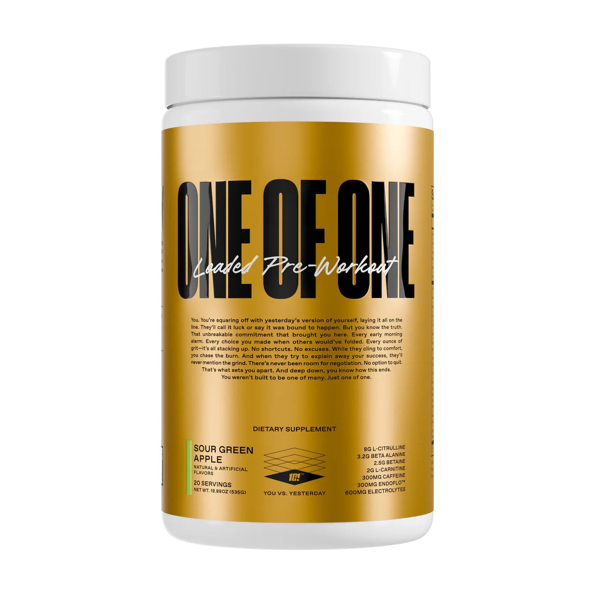 One of One Loaded Pre Workout