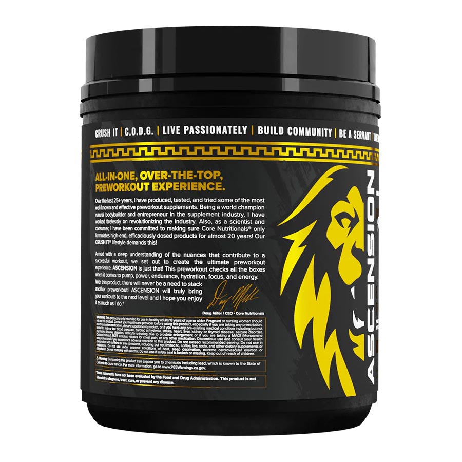 Ascension Pre Workout