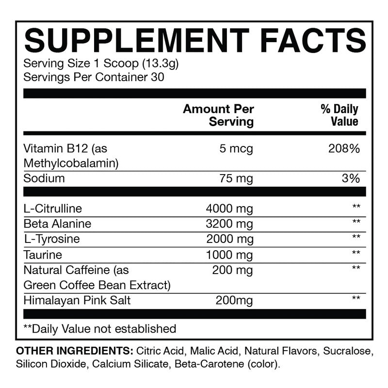 CBUM Essentials Pre Workout