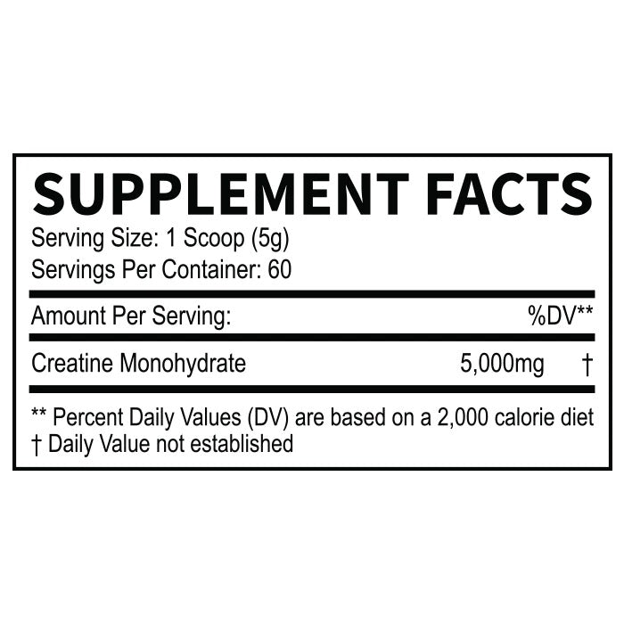 Fresh Creatine Monohydrate