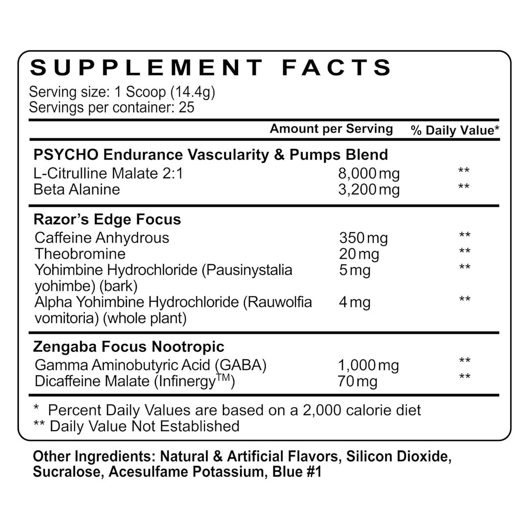 Edge of Insanity Pre-Workout