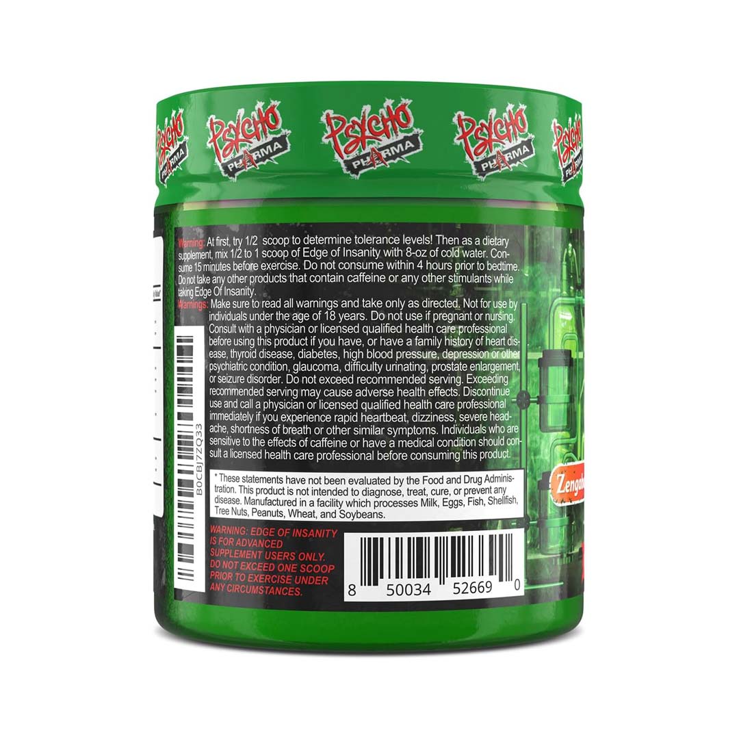 Edge of Insanity Pre-Workout