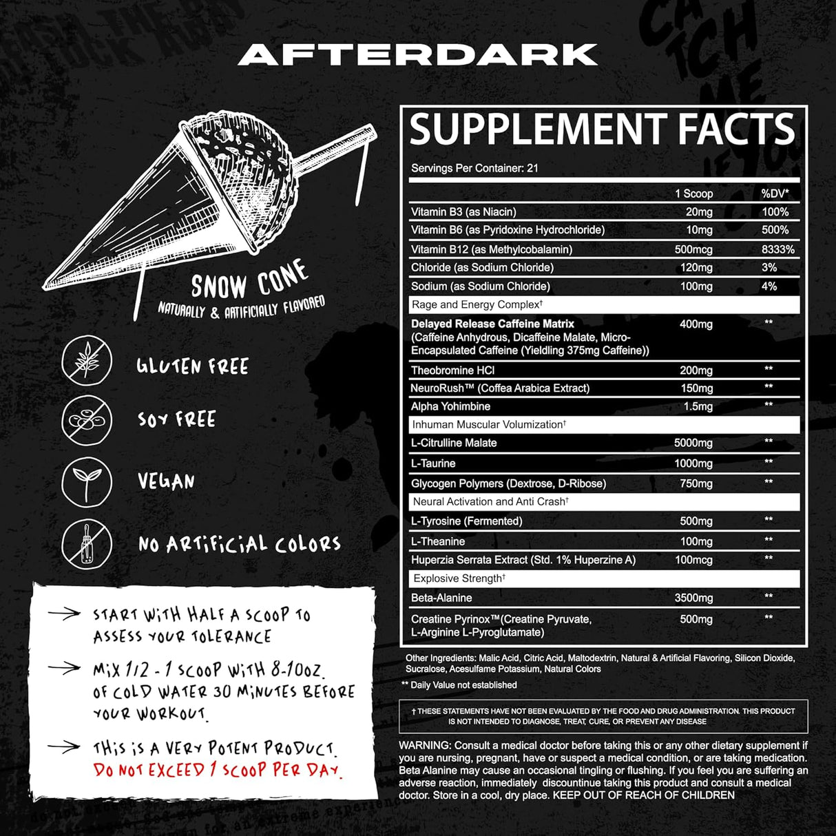 AfterDark Inhuman Pre Workout