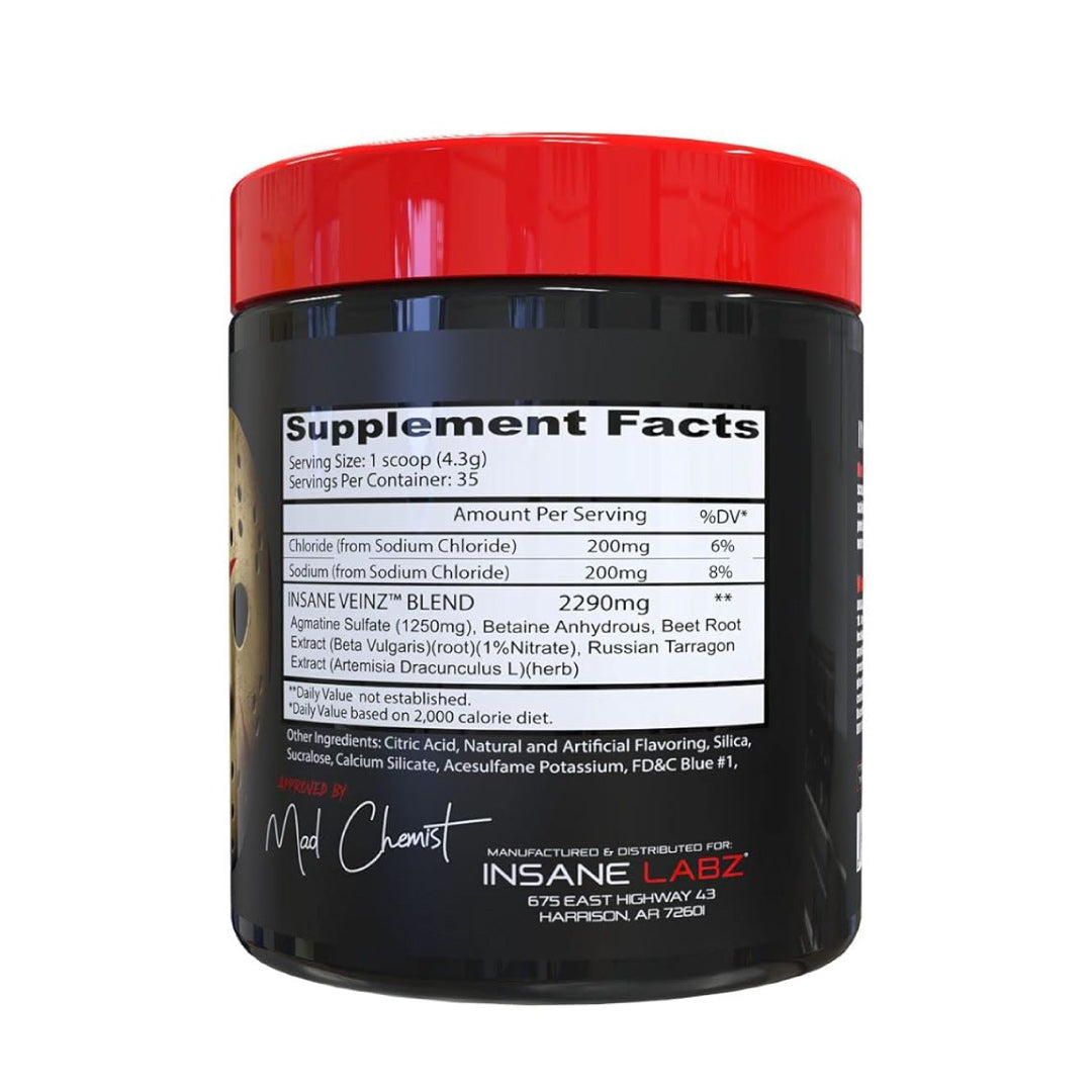 Insane Veinz Pump Pre Workout