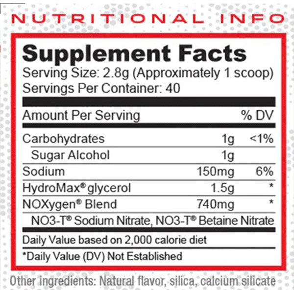 Purus Labs Noxygen Stim Free Pump