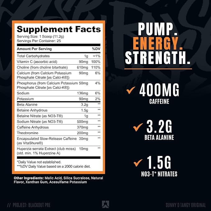 Ryse SunnyD™ Pre Workout