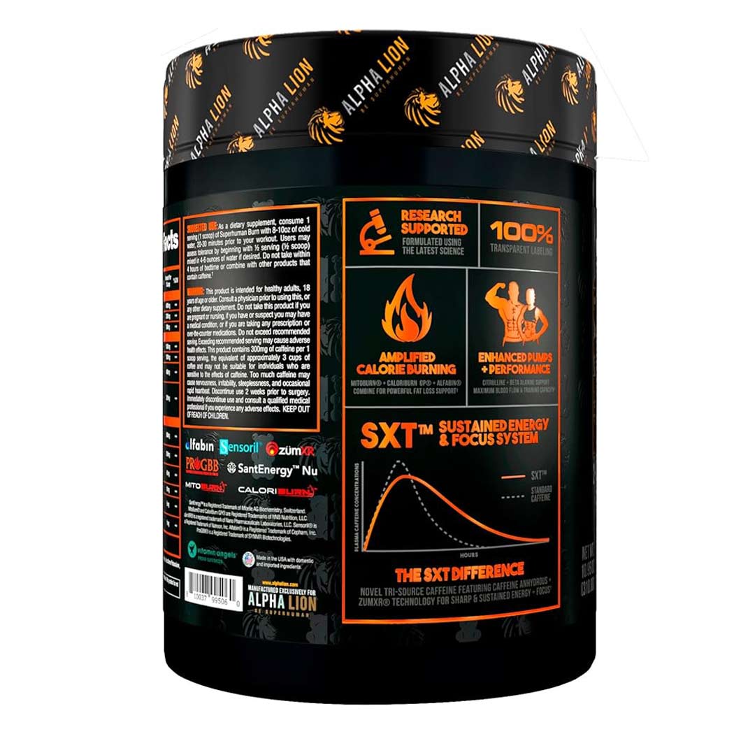 SuperHuman Burn Pre Workout